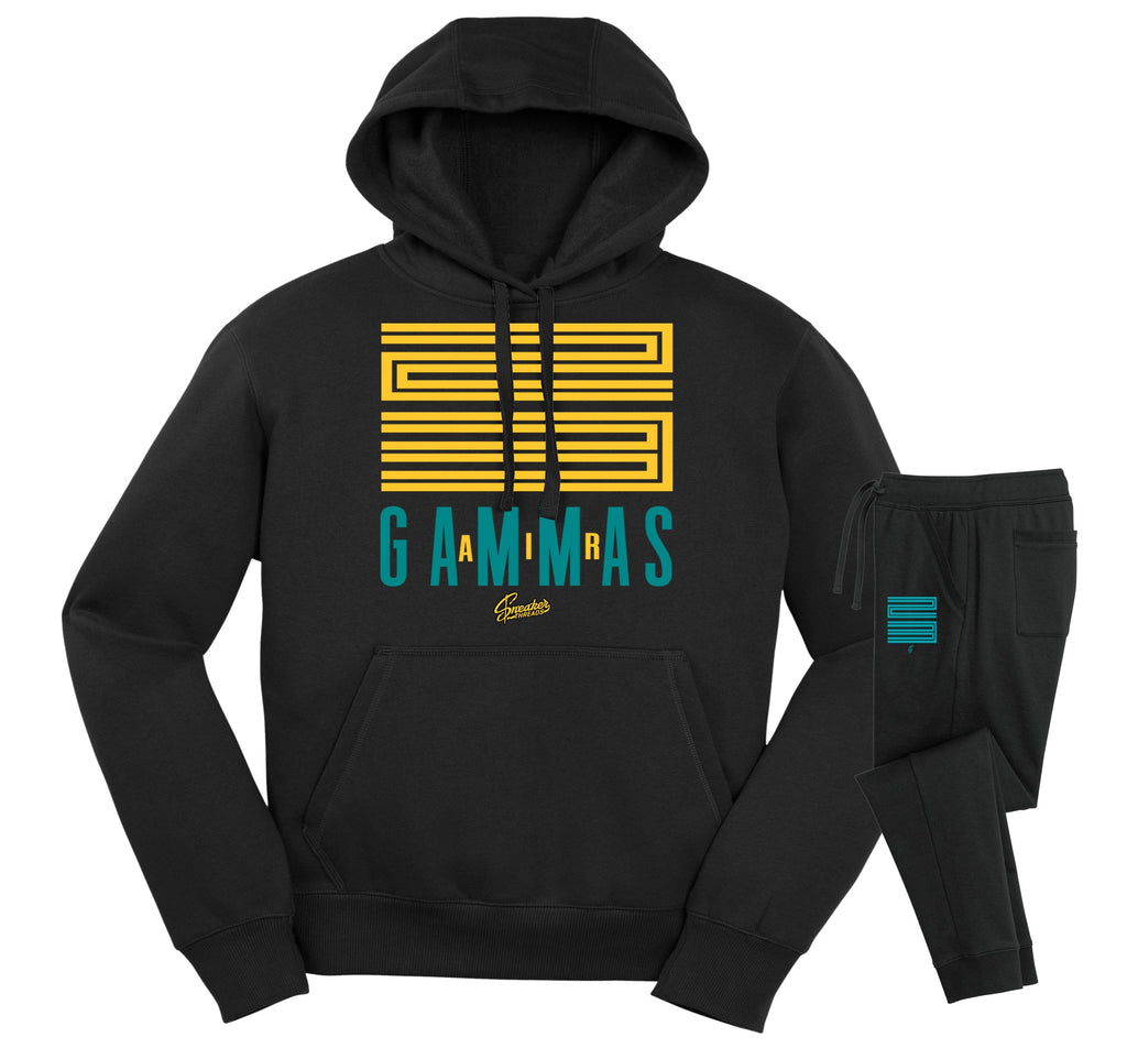 Retro 11 Gamma Blue Air Gammas Hoodie Jogger Set