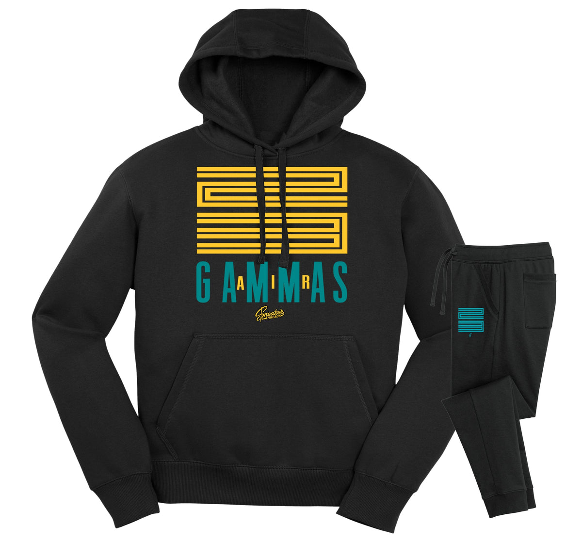 Retro 11 Gamma Blue Air Gammas Hoodie Jogger Set