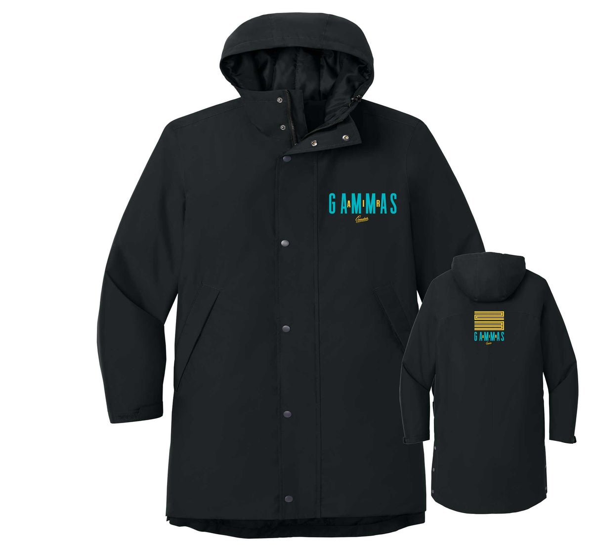 Retro 11 Gamma Blue Gammas Parka Jacket