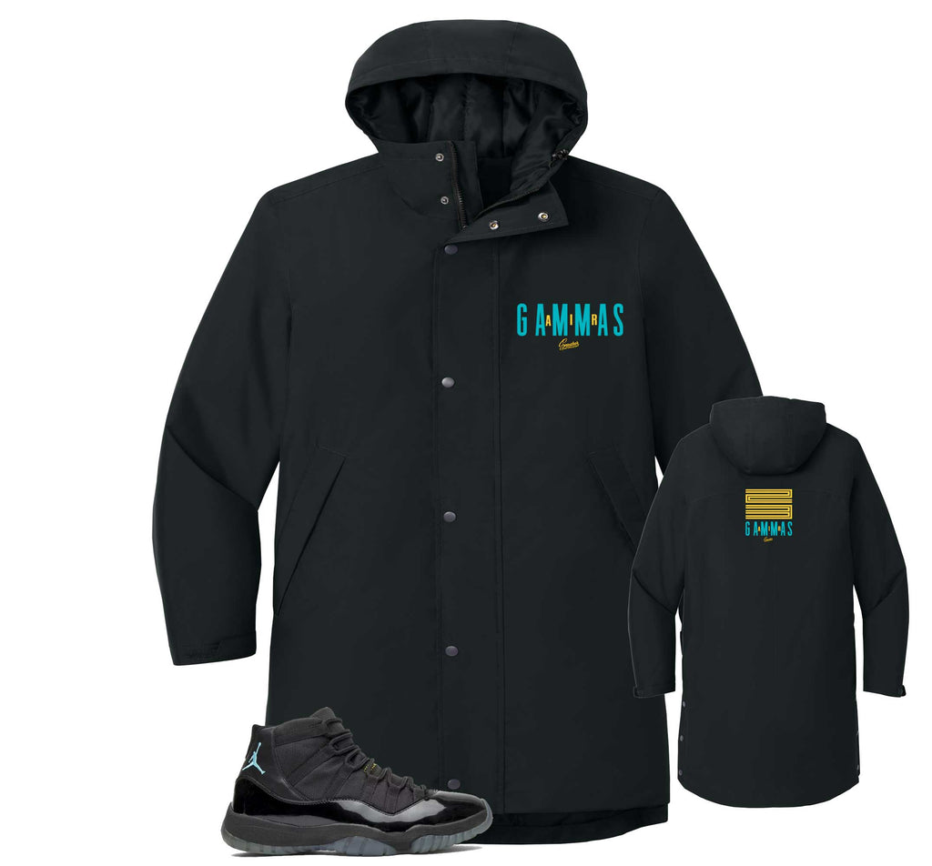 Retro 11 Gamma Blue Gammas Parka Jacket