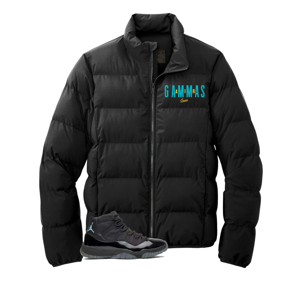 Retro 11 Gamma Blue Gammas Puffer Jacket