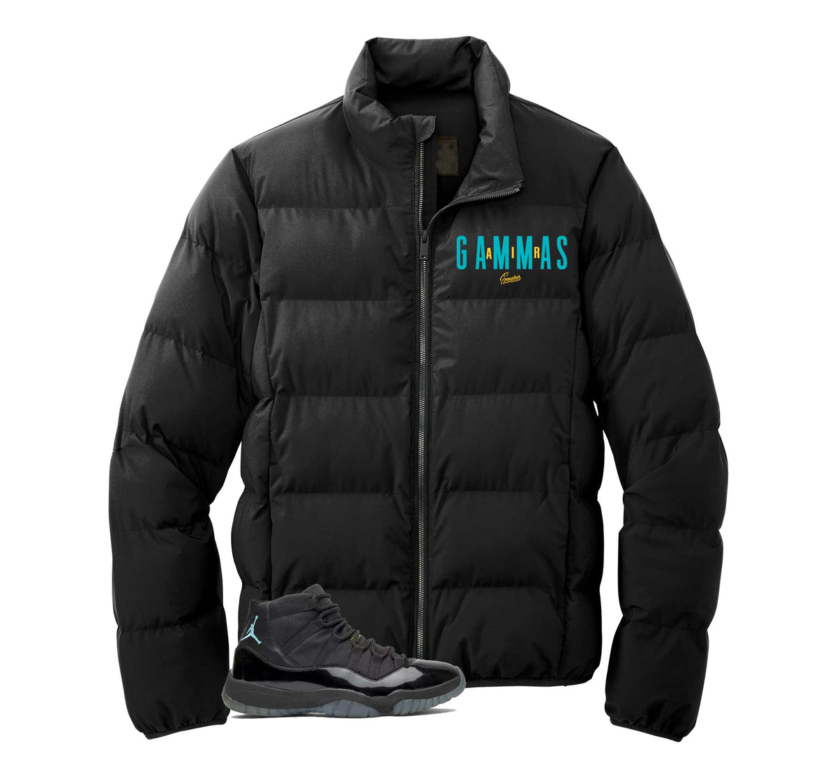Retro 11 Gamma Blue Gammas Puffer Jacket