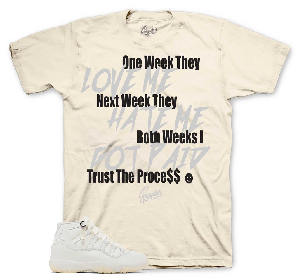 Retro 11 Pearl Trust The Process Shirt