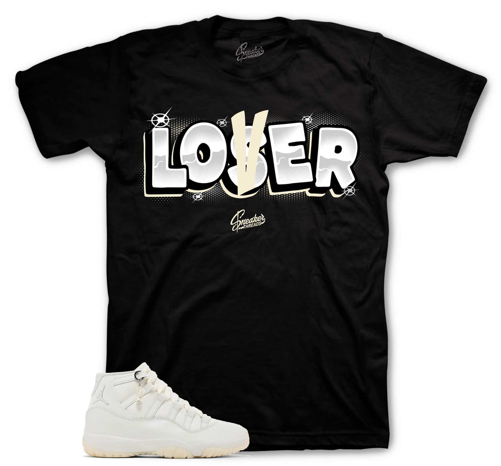 Retro 11 Pearl Loser Lover Shirt