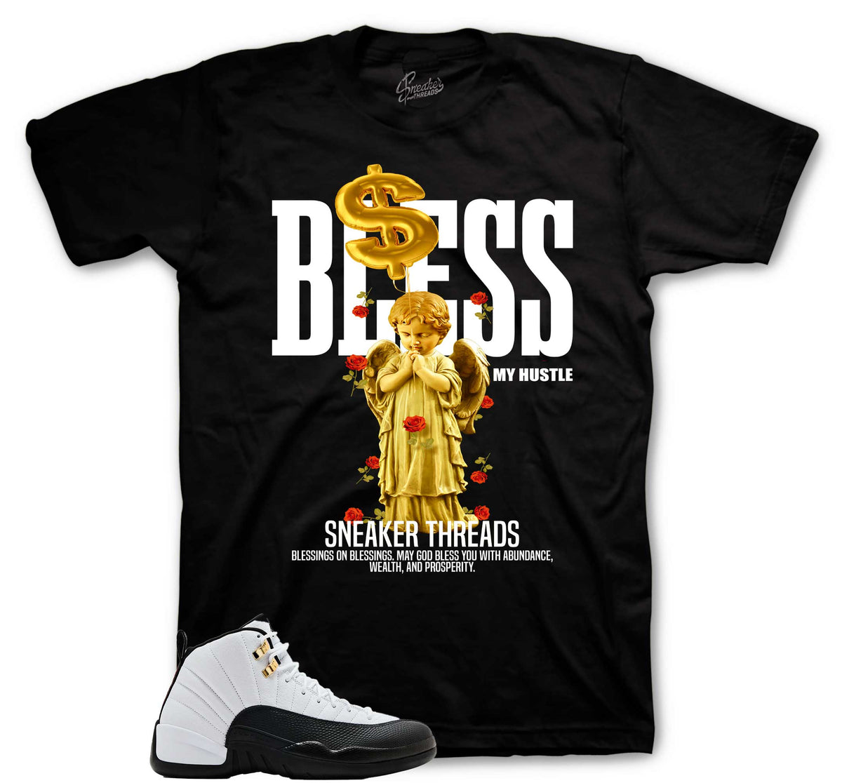 Retro 12 Taxi Bless My Hustle Shirt
