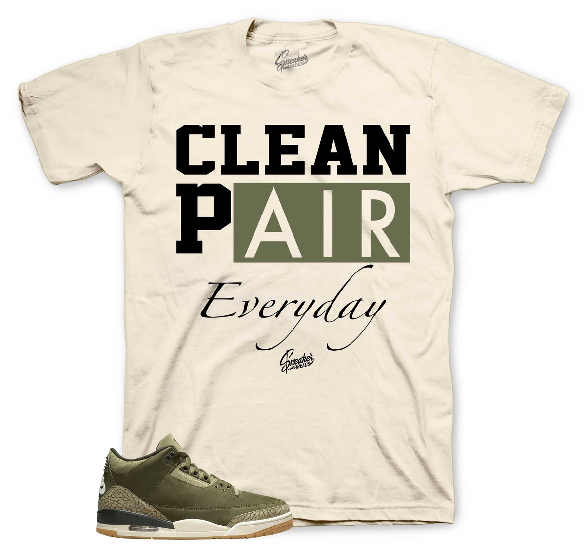 Retro 3 Family Affair Clean Pair Shirt