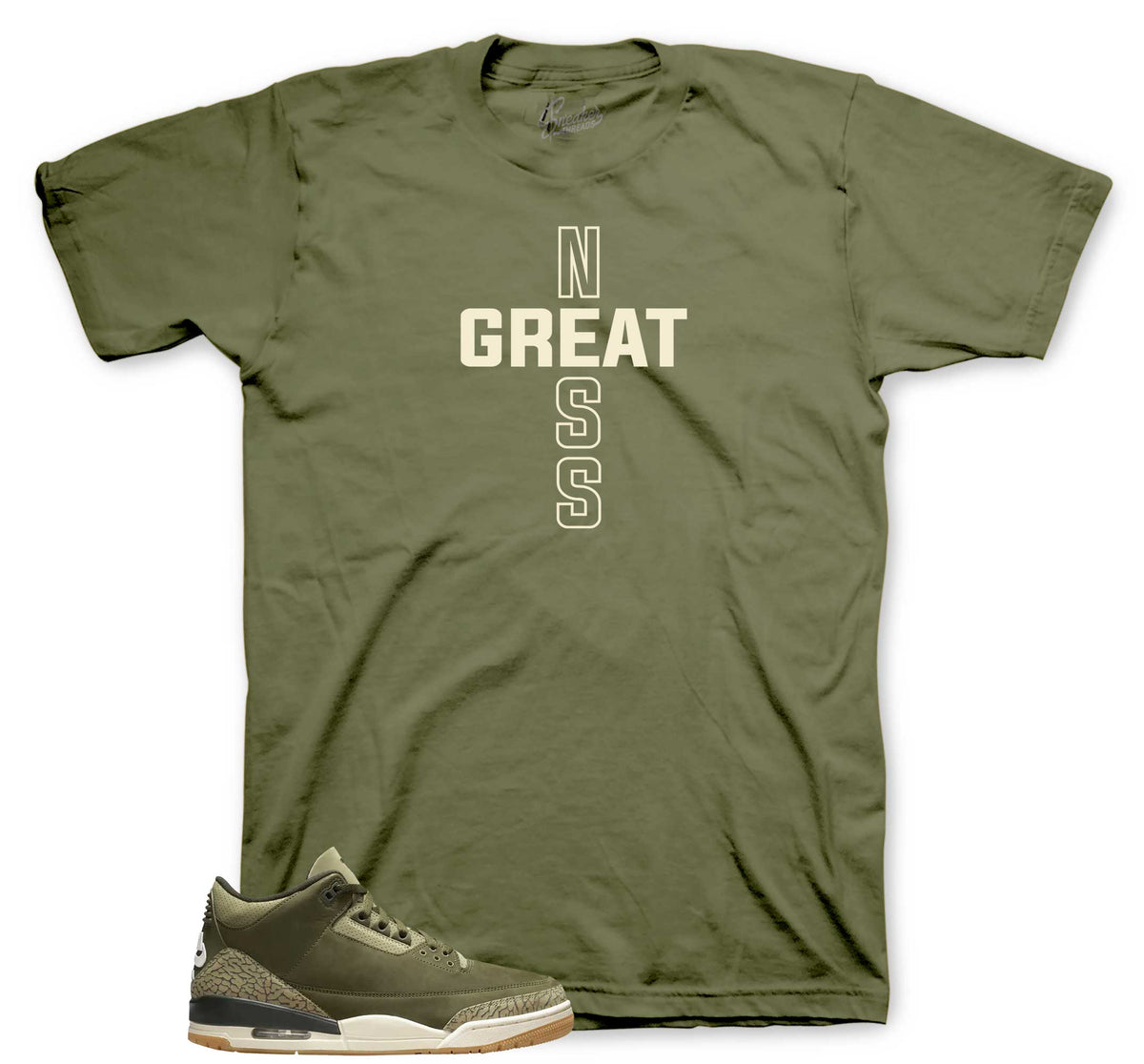 Retro 3 Family Affair Greatness Cross Shirt