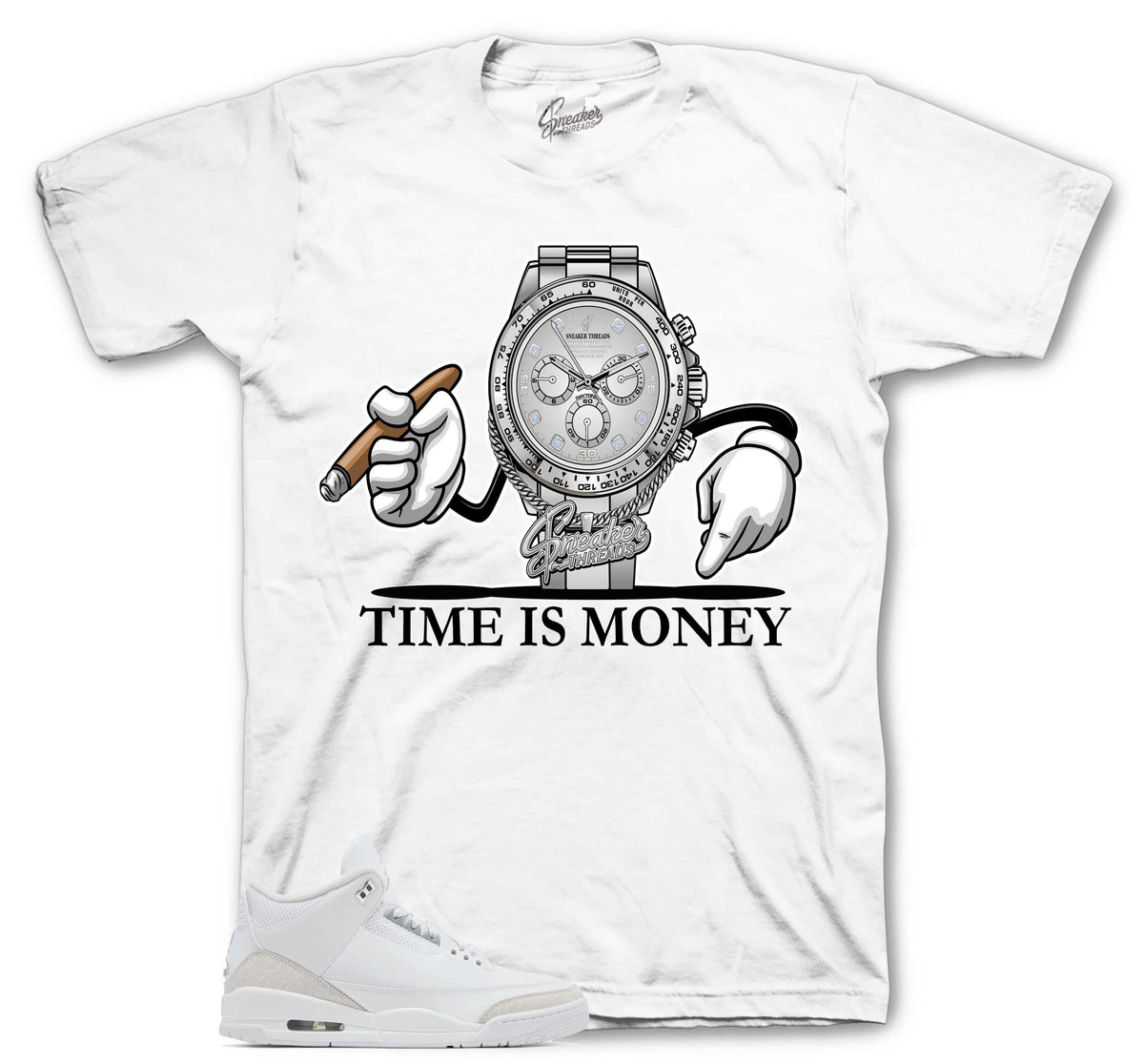 Retro 3 Pure Money Time Shirt