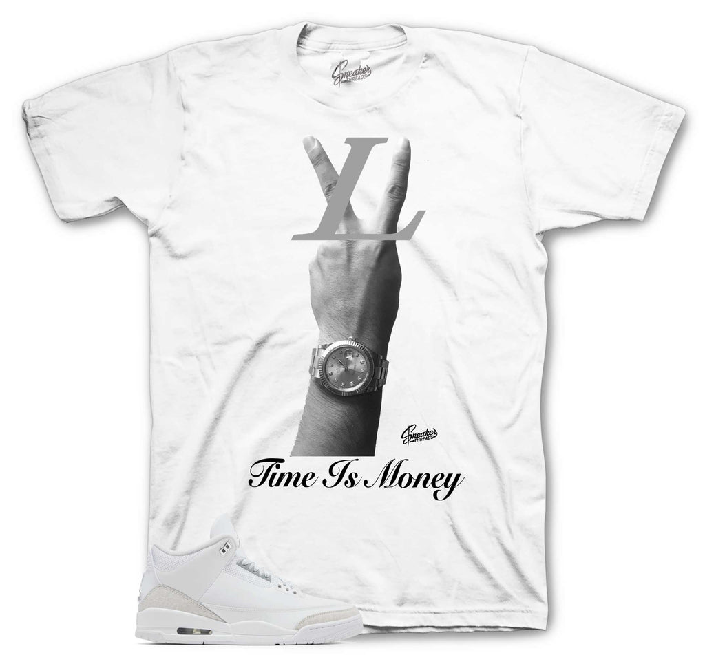 Retro 3 Pure Money Time is Money Shirt