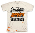 Retro 3 Starfish Struggle Breeds Greatness Shirt