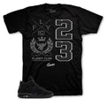 Retro 4 Black Cat Flight Crest Shirt