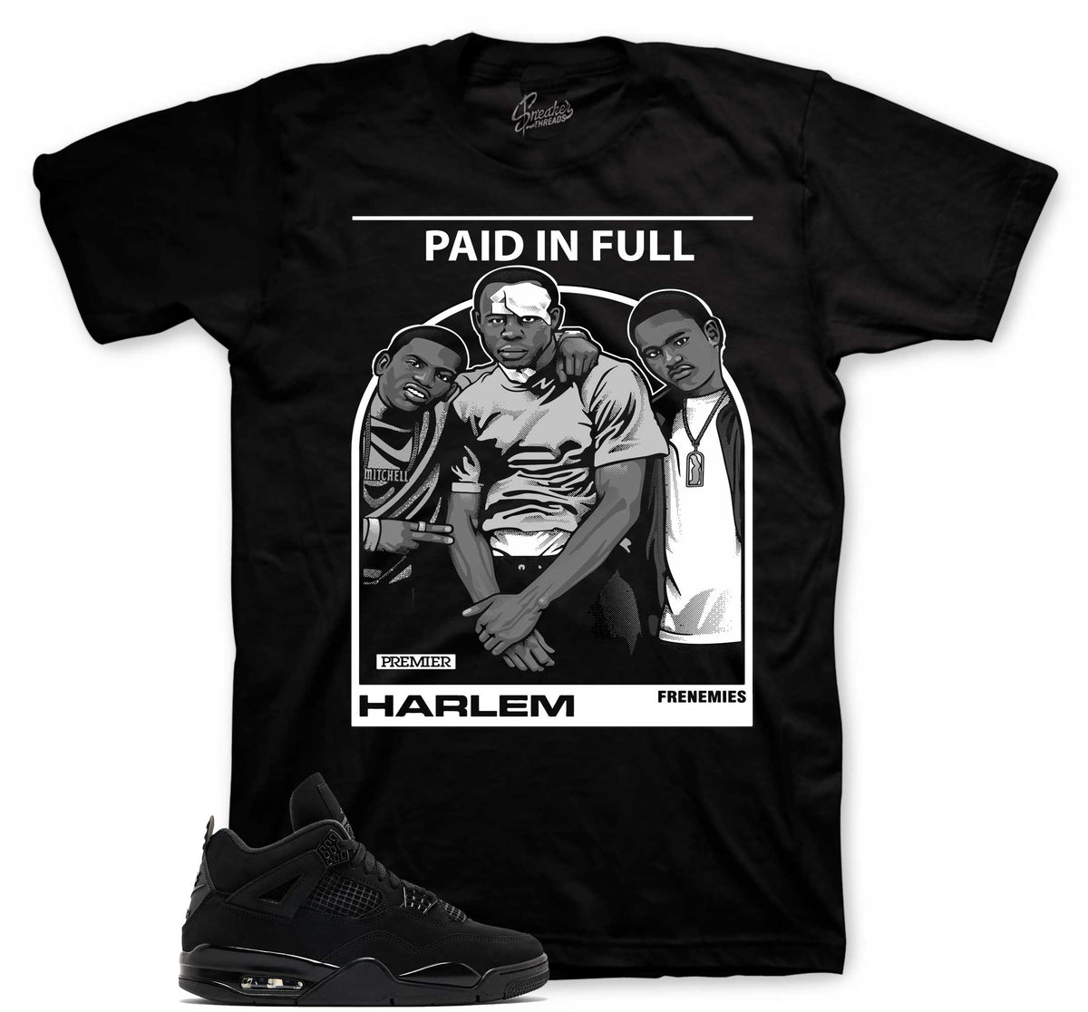 Retro 4 Black Cat Frenemies Shirt