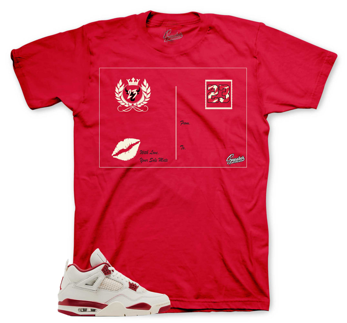 Retro 4 Valentine's Day Post Card Shirt