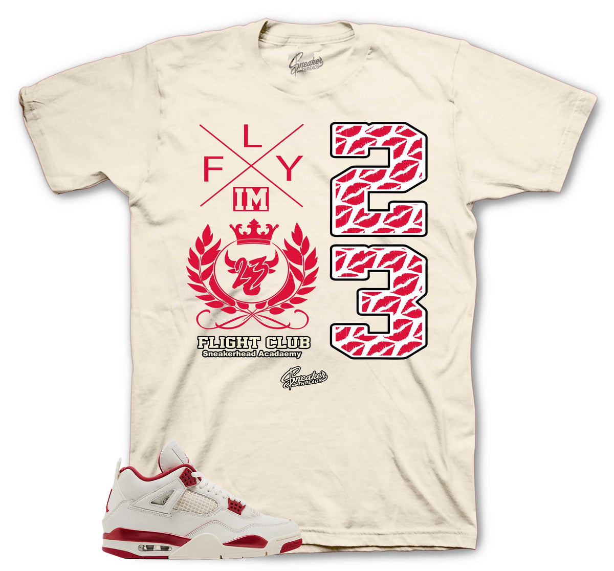 Retro 4 Valentine's Day Crest Shirt