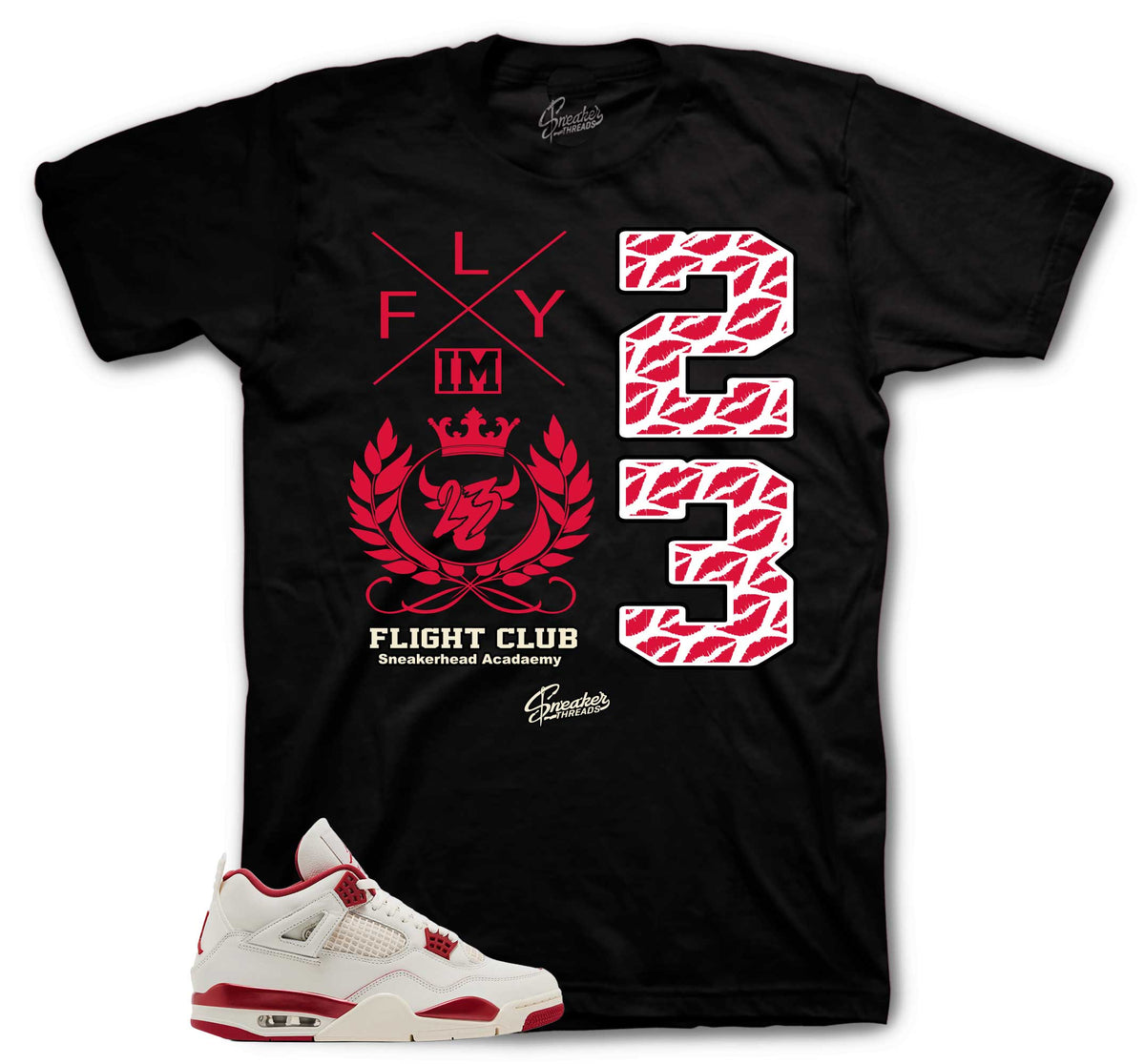 Retro 4 Valentine's Day Crest Shirt