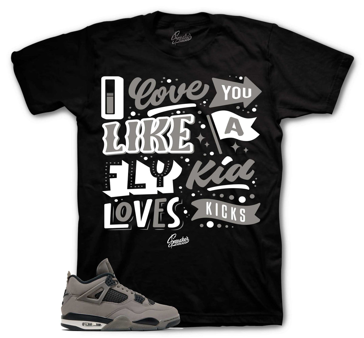Retro 4 Cave Stone Love Kicks Shirt