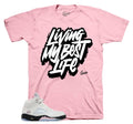 Retro 5 Soft Pink Living Live Shirt