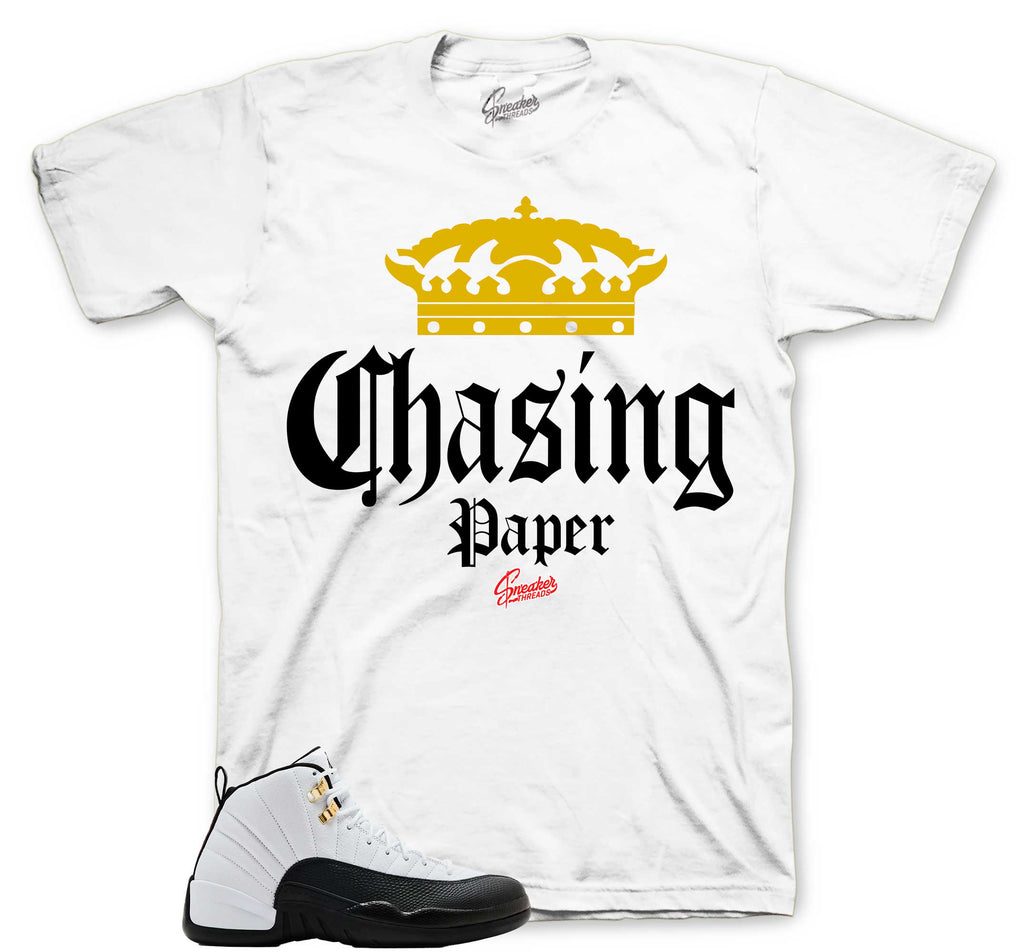 Retro 12 Taxi Chasing Paper Shirt