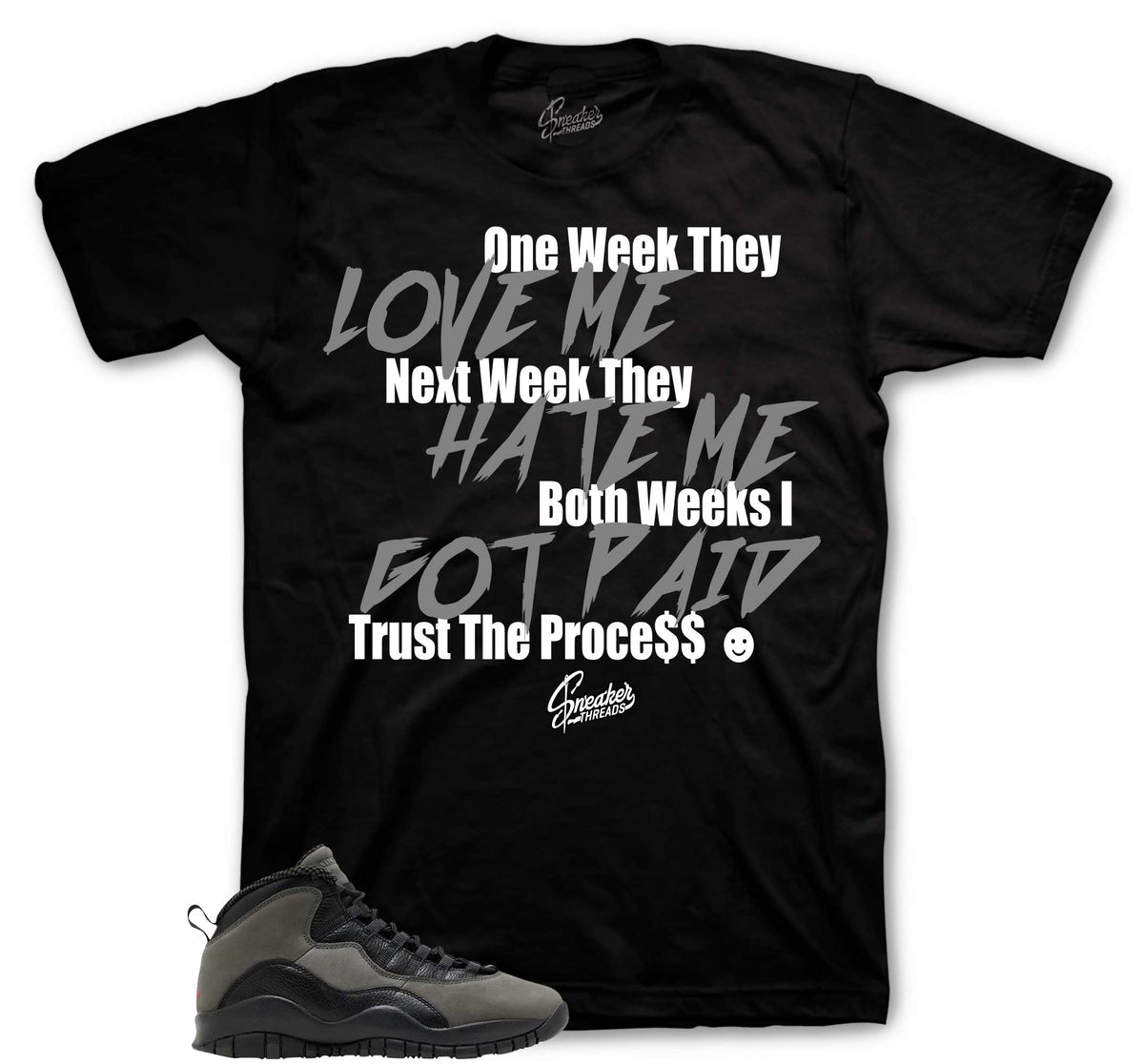 Retro 10 Shadow Trust The Process Shirt