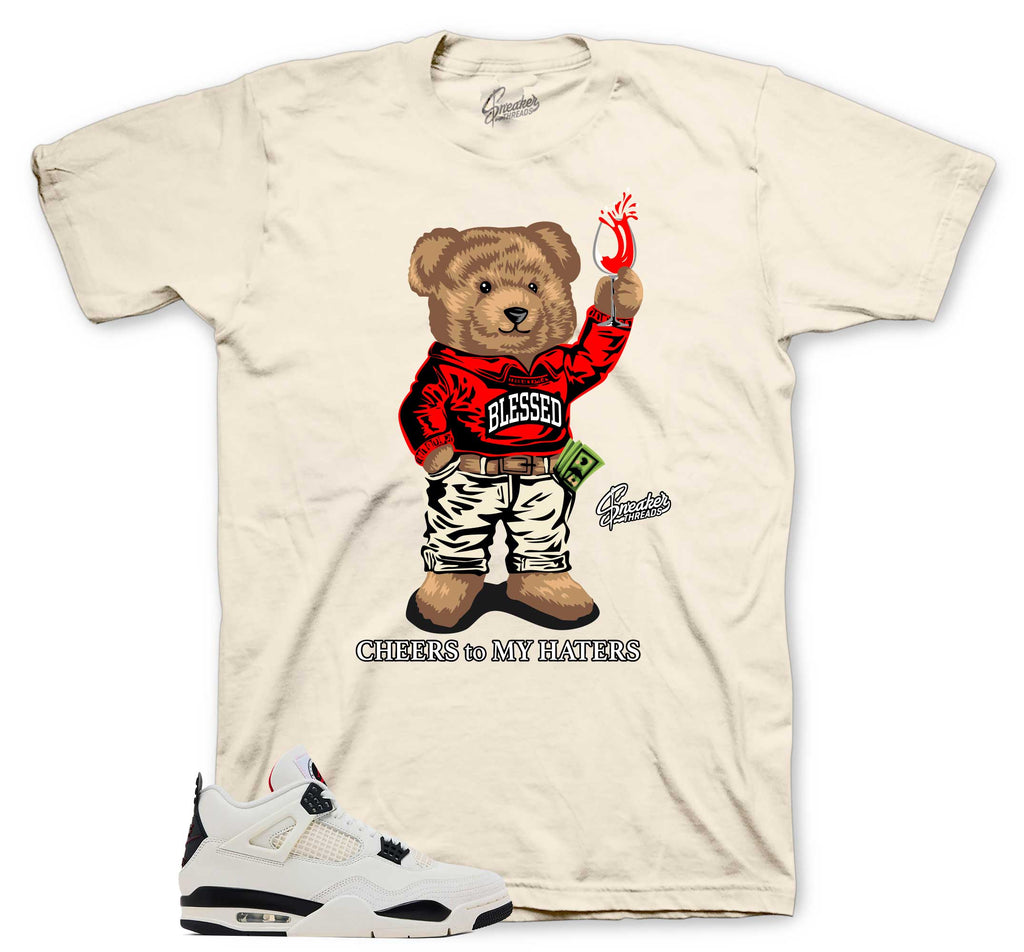 Retro 4 Flight Club Cheers Bear Shirt